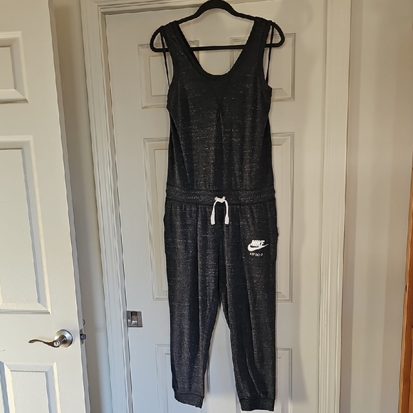 Nike Pants - Nike Women's Charcoal Jumpsuit